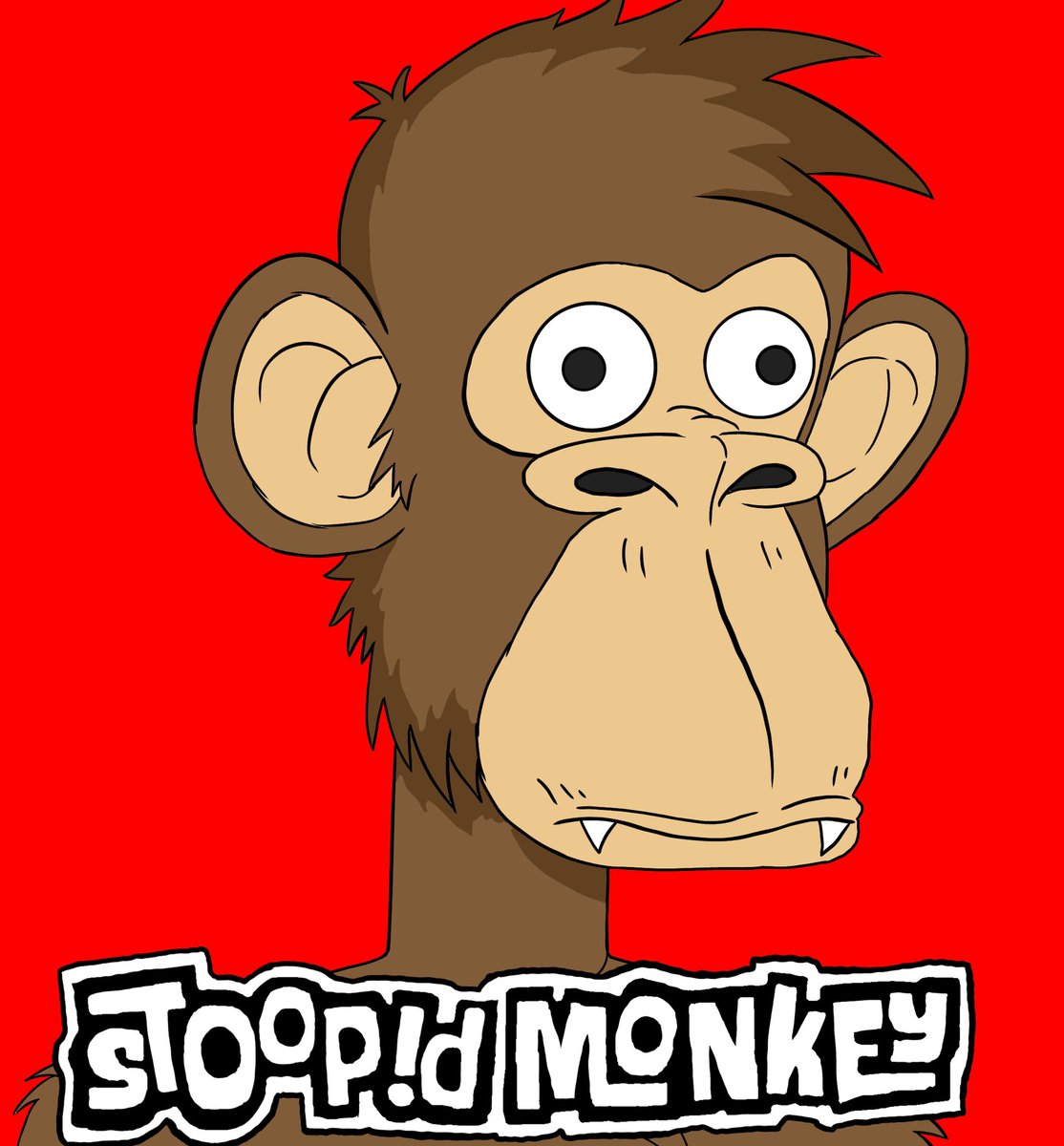 Fox_King_jm's tweet photo. Iโve been seeing a lot of the #NFT And I know what they are. But if I want something, I can draw it myself. Look what I made. #art #NFTGiveaway #StoopidMonkey https://t.co/T8T2RvBEsx