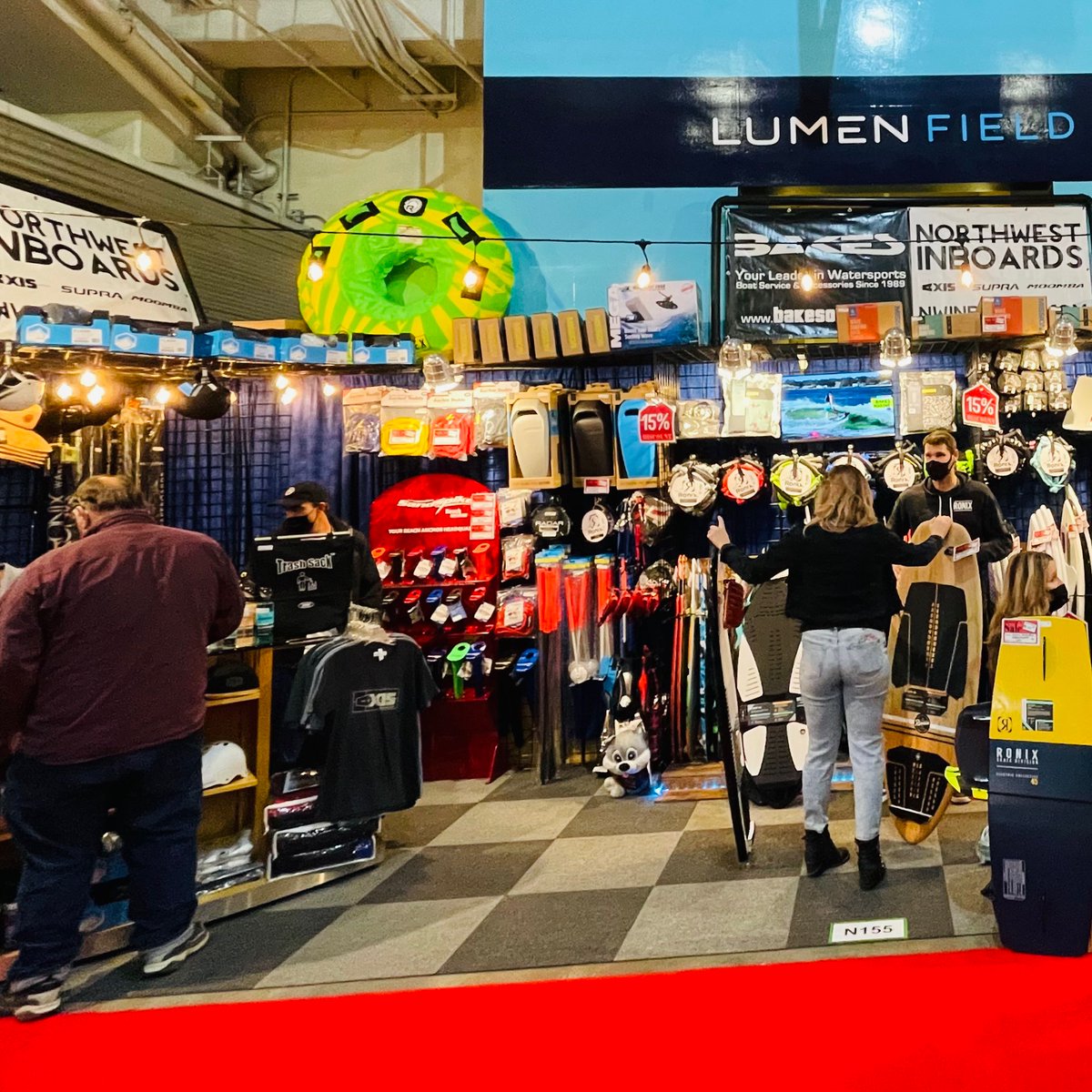 Come visit Bakes at The Seattle Boat Show. We want to see you! North Hall Booth N155