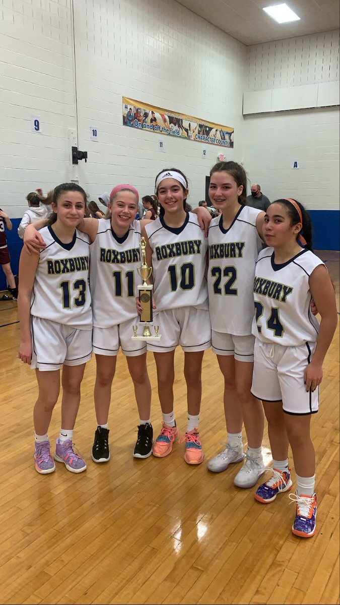 MrGallagherEMS's tweet photo. Congratulations to EMS ladies basketball, 2022 Greater Morris County Junior School Tournament Champions! What a run to close out the season, Coach Jamieson! @GutkindMs @RoxburyBdofEd #EMSRox https://t.co/Mm7sWBGsFk