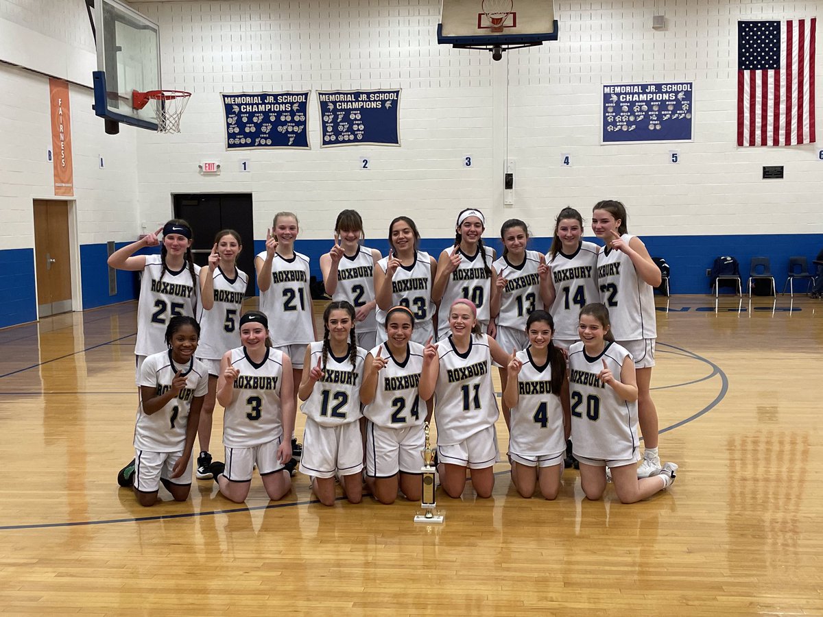 MrGallagherEMS's tweet photo. Congratulations to EMS ladies basketball, 2022 Greater Morris County Junior School Tournament Champions! What a run to close out the season, Coach Jamieson! @GutkindMs @RoxburyBdofEd #EMSRox https://t.co/Mm7sWBGsFk