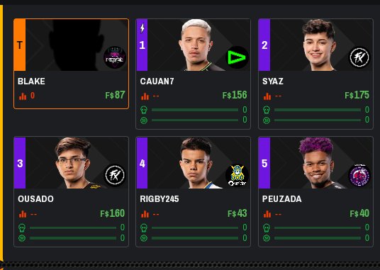 1° dia de FF SQUAD !!! PEGA VISAO <a href="/croftofcc/">Croft</a> @fluxo_syaz @loud_cauan1