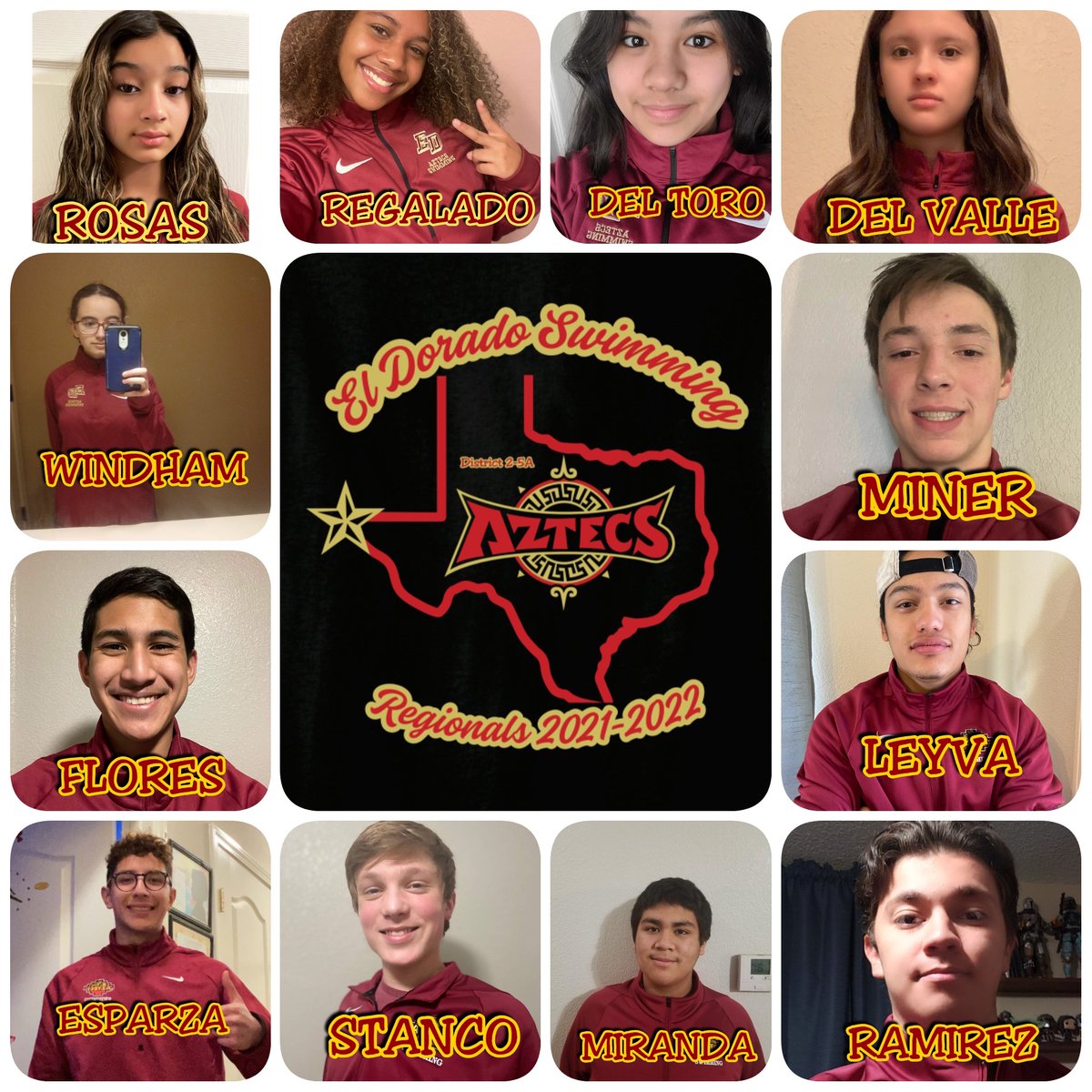 swim_el's tweet photo. Wish our #H2OWarrriors of El Dorado High School safe travels tomorrow as they hit the road to Lubbock, Texas to compete in this year's Regional Swim Meet! Pre-lims Monday 2/7, Finals Tuesday 2/8. GO AZTECS!🖤💛❤🏊‍♀️🏊‍♂️@EDAztecs_HS @Coach1Martinez @CoachCal_AD https://t.co/q9e7t1Hx48