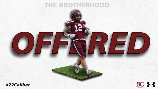 After a great talk with @CoachDHud_BC I’m blessed to say I have received my first offer from <a href="/Threshers_FB/">Bethel College FB</a>