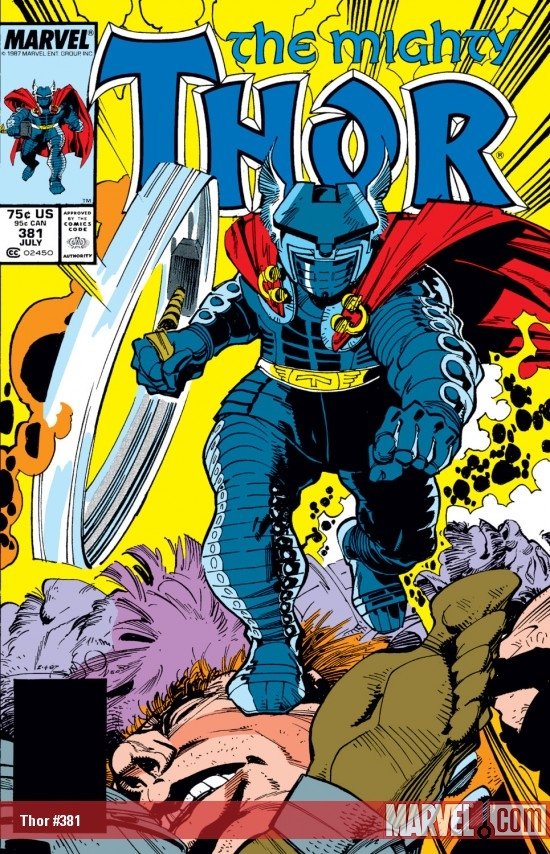 RT @YearOneComics: Thor #381 cover dated July 1987. https://t.co/Q3Udcf7qw9