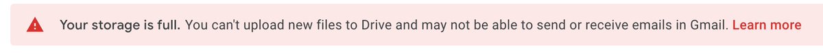 techdev5521's tweet image. Hey @Google it's not cool to hold people's data hostage over bogus claims of running out of storage. Its almost like you're lying for profit.