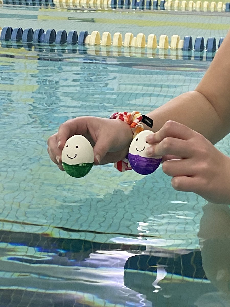 eggy_egwin's tweet photo. @Ap_eggsperiment Eggy and Egwin took there first swim lesson today https://t.co/a7WbvpckJ1
