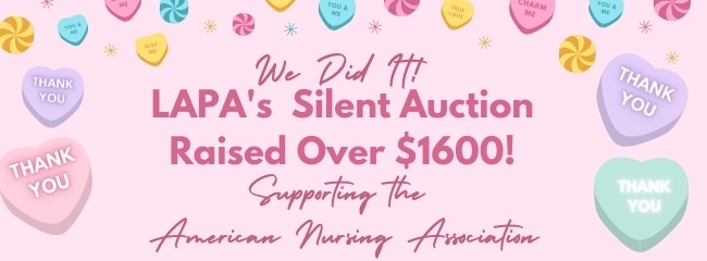 Thank you to all the participants of LAPA’s Silent Auction! We raised $1,600.00 for the American Nursing Association! Stay tuned for more events on the horizon! #lapa #silentauction #losangelesparalegals #americannursingassociation #frontliners