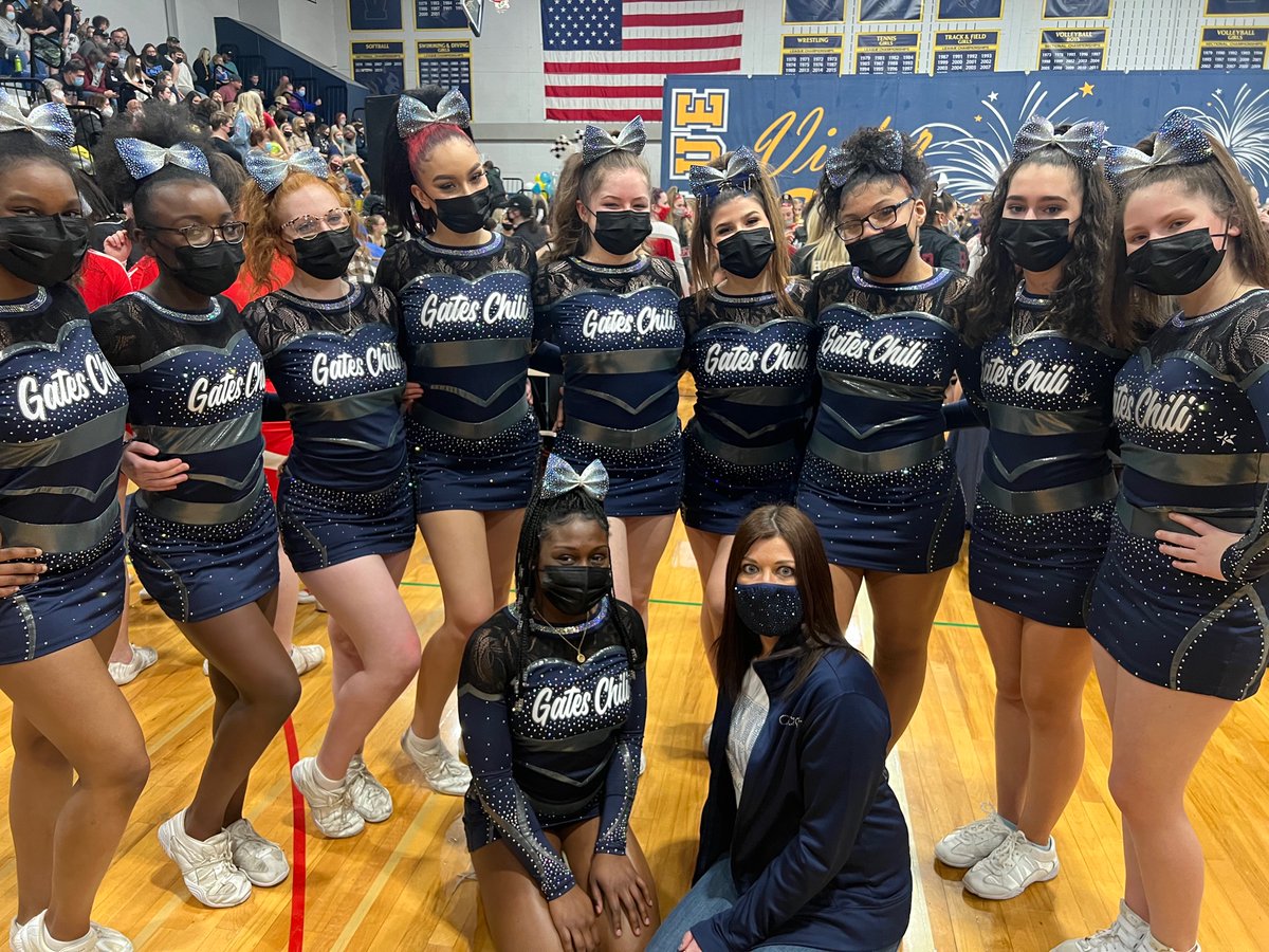 GatesChiliCheer's tweet photo. Congratulations to Varsity for placing 2nd at Victor Cheer Classic! #GCPride #GCSpartans 💙 @GCSDSpartans https://t.co/Bj9A6gaOUR
