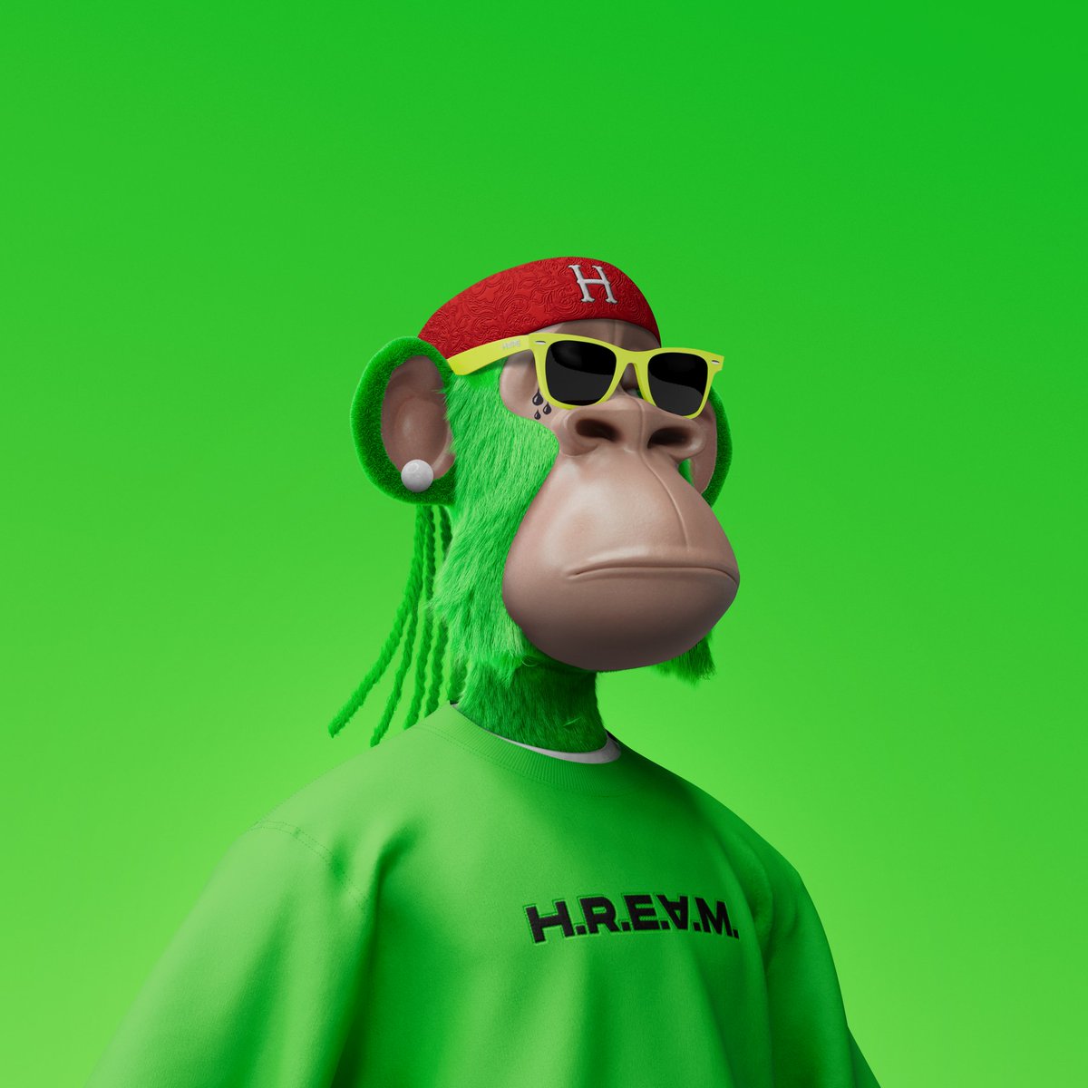 NeexT07's tweet image. Pumped! Seeing green. Team Green Hape 
@HAPEBEASTGANG @DigimentalLDN #HAPEBEASTGANG #showoffyourhape #nft #hape