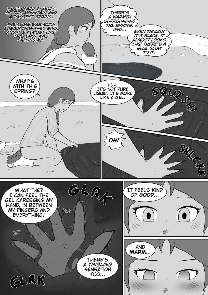 hamilton4art's tweet photo. The Black Spring pg. 1+2
And so begins my biggest project yet, featuring Nana coming across a peculiar "spring" https://t.co/GGzVs7qSPZ