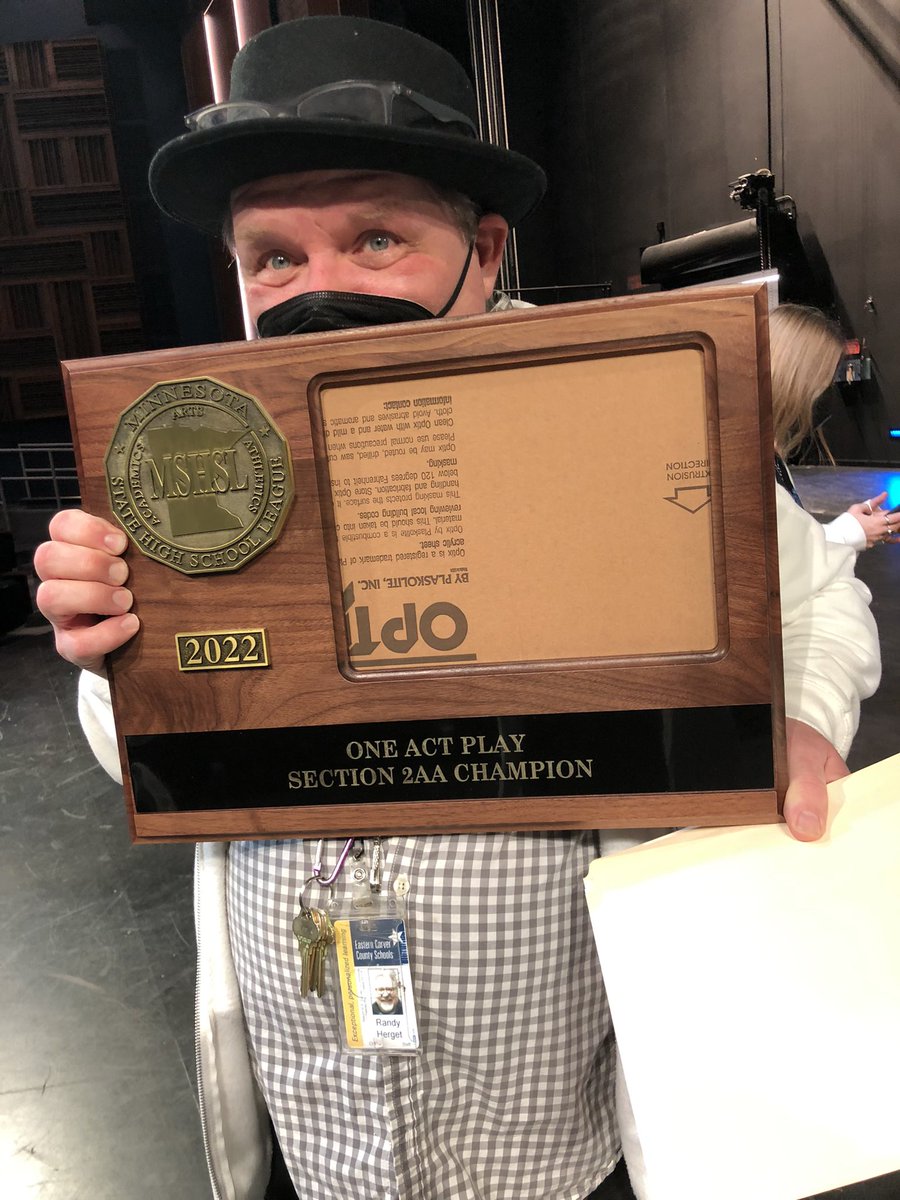 CONGRATULATIONS CAST AND CREW OF HARVEY FOR YOUR FIRST PLACE FINISH AT SECTION FINALS!!!! #wearechan #ahhhhhhhh #soveryveryveryproud