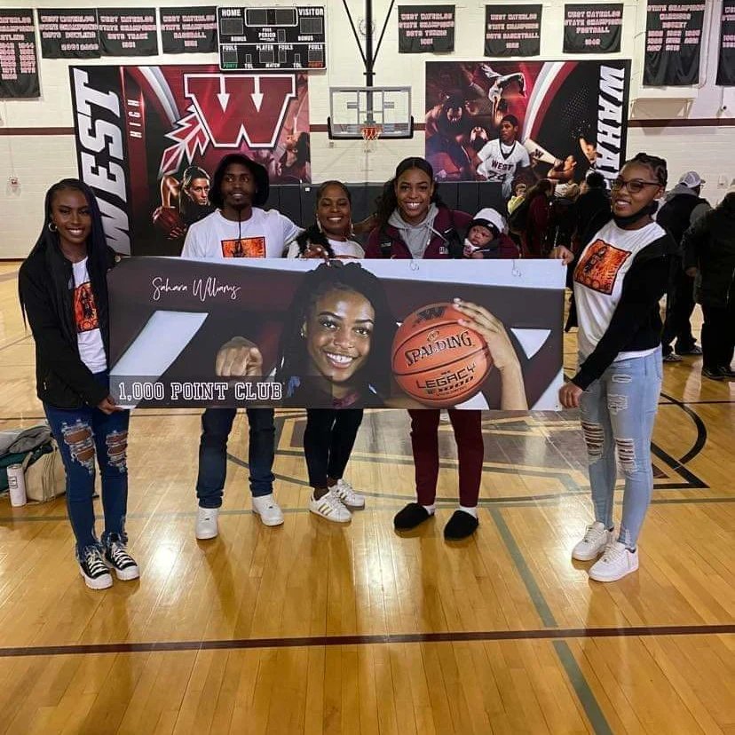MAYHEM319's tweet image. Last night, was Blessed to watch my youngest child score her 1,000th point, as well as hold my Grandson for half the Game. Although the outcome wasn't what we wanted, the Memory will forever be priceless! The best night Ever. Team Williams! Williams Gang!!