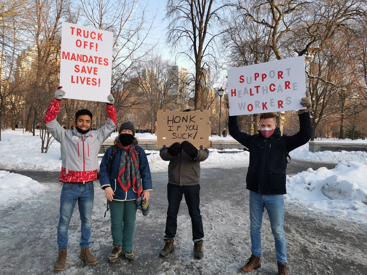 My dad is a truck driver, he supports mandates. #GoHomeConvoy #onpoli