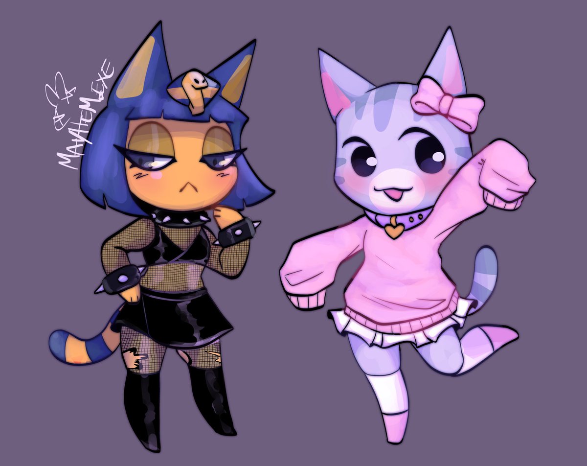 MAYHEMexe's tweet photo. Kitty #AnimalCrossing #AnimalCrossingNewHorizions #Nintendo #ahnka #ACNH #fanart https://t.co/8WQPGonvJv