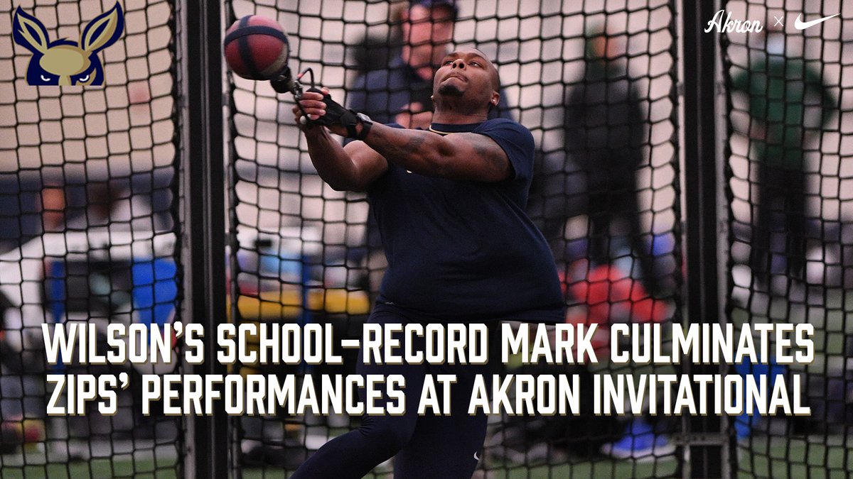 .<a href="/ZipsTFCC/">Akron Zips Track/CC</a> Milton Wilson’s School-Record Mark Culminates Zips’ Performances at Akron Invitational

#FindAWay | #GoZips | <a href="/ZipsTFCC/">Akron Zips Track/CC</a> 

bit.ly/3gssVKU