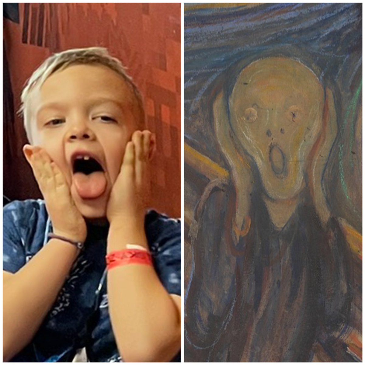 steven_j_bull's tweet photo. No, madam, my son did not ruin the group photo.
He made it a work of art.
#DadToTheBone https://t.co/pfu0z4cijR