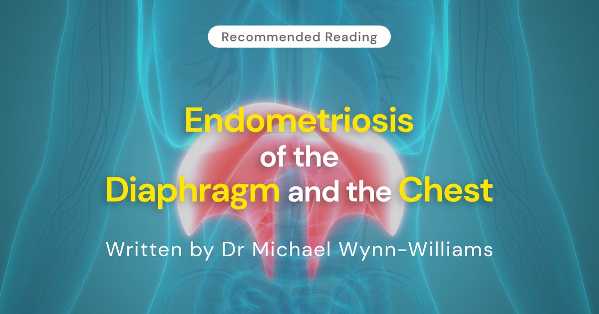EndometriosisAu's tweet photo. 🟡 Our recommended reading:
From our Educational Blog series, Dr Michael Wynn-Williams covers everything you need to know about endometriosis of the diaphragm and the chest.
Visit our Endo Blog:
https://t.co/pxnpvGLLdN
#Endometriosis #EndoBlog #Endo #DiaphragmEndo https://t.co/ngoccFMeEk