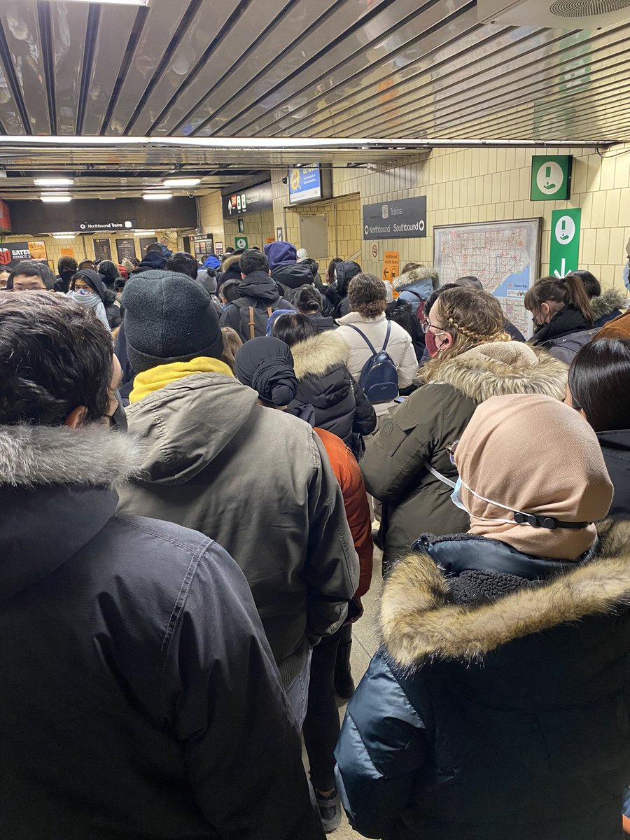 rosemarie_ot's tweet photo. How is this #SocialDistancing ? Come on #ttc a subway shutdown amongst all of the stuff going on this weekend in the city??? #DoBetter https://t.co/FAoCe2QWSH