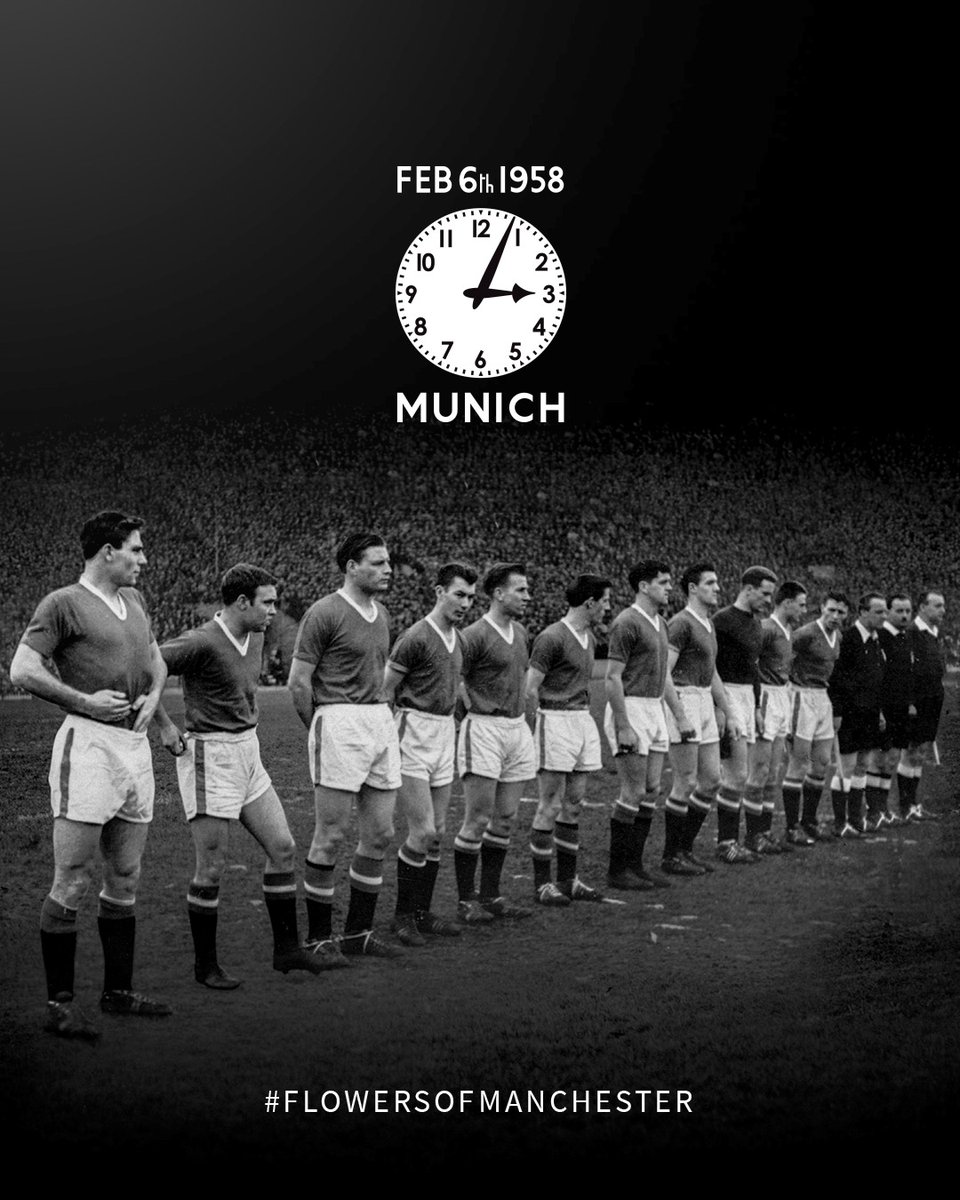 February 6, 1958.

Forever in our hearts.

#FlowersOfManchester 🌹