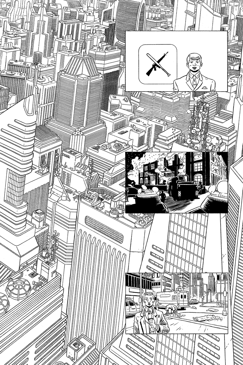 ianmacewan's tweet image. Pages from Joe Casey&apos;s SEX #19, my first work for hire comic (Image, 2015)

#sequentialsaturday