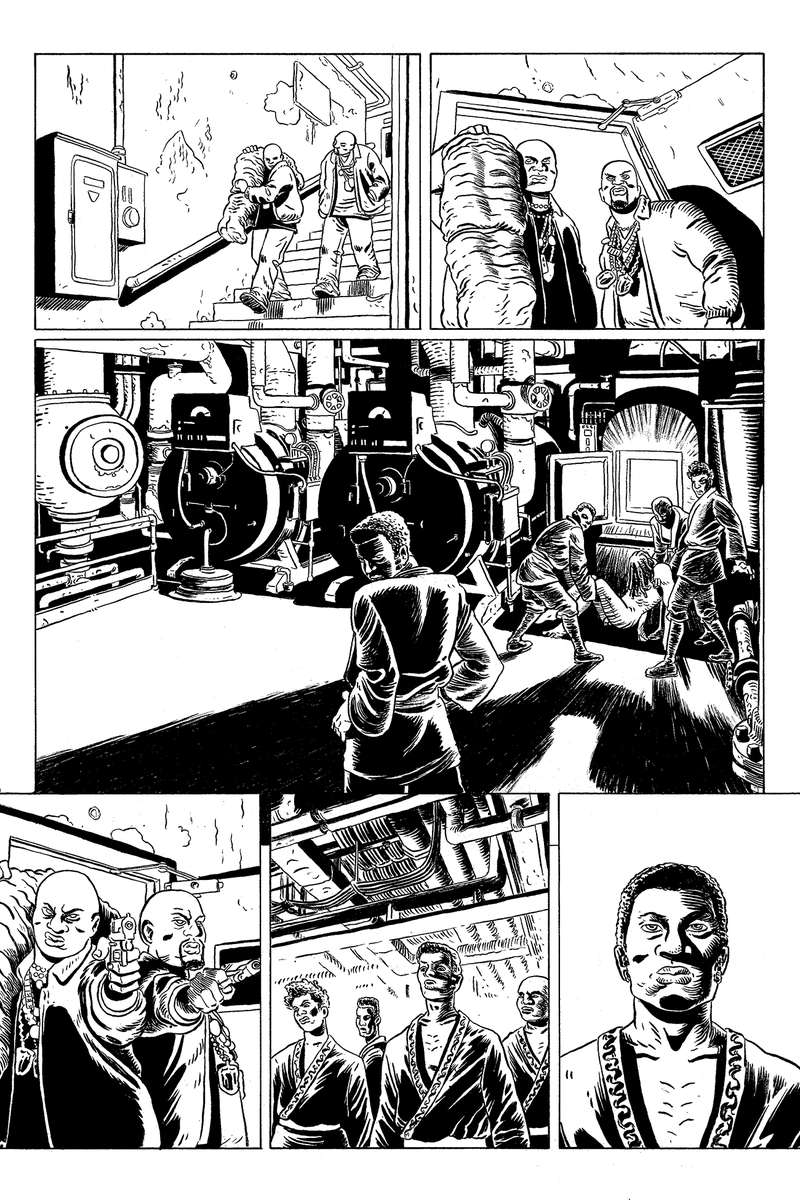 ianmacewan's tweet image. Pages from Joe Casey&apos;s SEX #19, my first work for hire comic (Image, 2015)

#sequentialsaturday