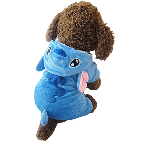 Vvhome Disney Stitch Cartoon Pet Custume Coat for Small Medium Large Dogs (S) order.sale/yYwf (via Amazon)