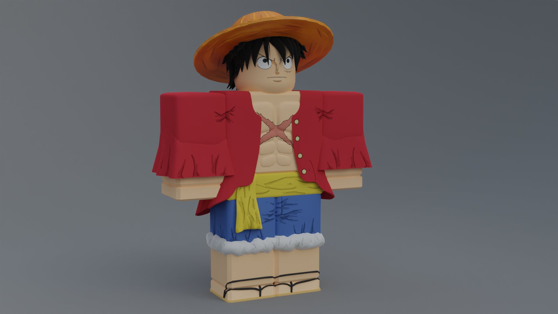 How To Make Monkey D. Luffy In Roblox 