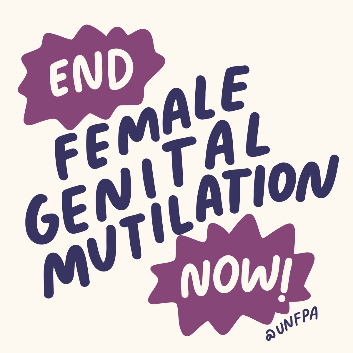 unfpachief's tweet photo. Multiple overlapping crises are putting millions of girls at increased risk of female genital mutilation. Only united, concerted and well-funded action can end this harmful practice everywhere.
See my joint statement with @unicefchief: https://t.co/7orRAYsmYy
#EndFGM https://t.co/0Q1oMmbHiX
