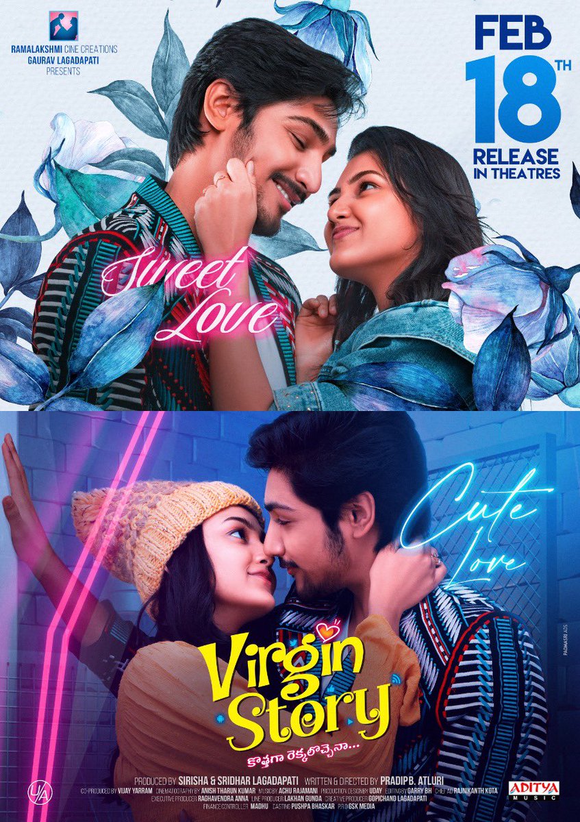 moviesavailable's tweet photo. Exciting Youthful flick #VirginStory is all set to entertain you in your nearest theatres from Feb 18th ❤

#VirginStoryOnFeb18th 💖

@ActorVikramS @SowmikaP #PradipBAtluri #SirishaLagadapati https://t.co/vOcE7k1evt