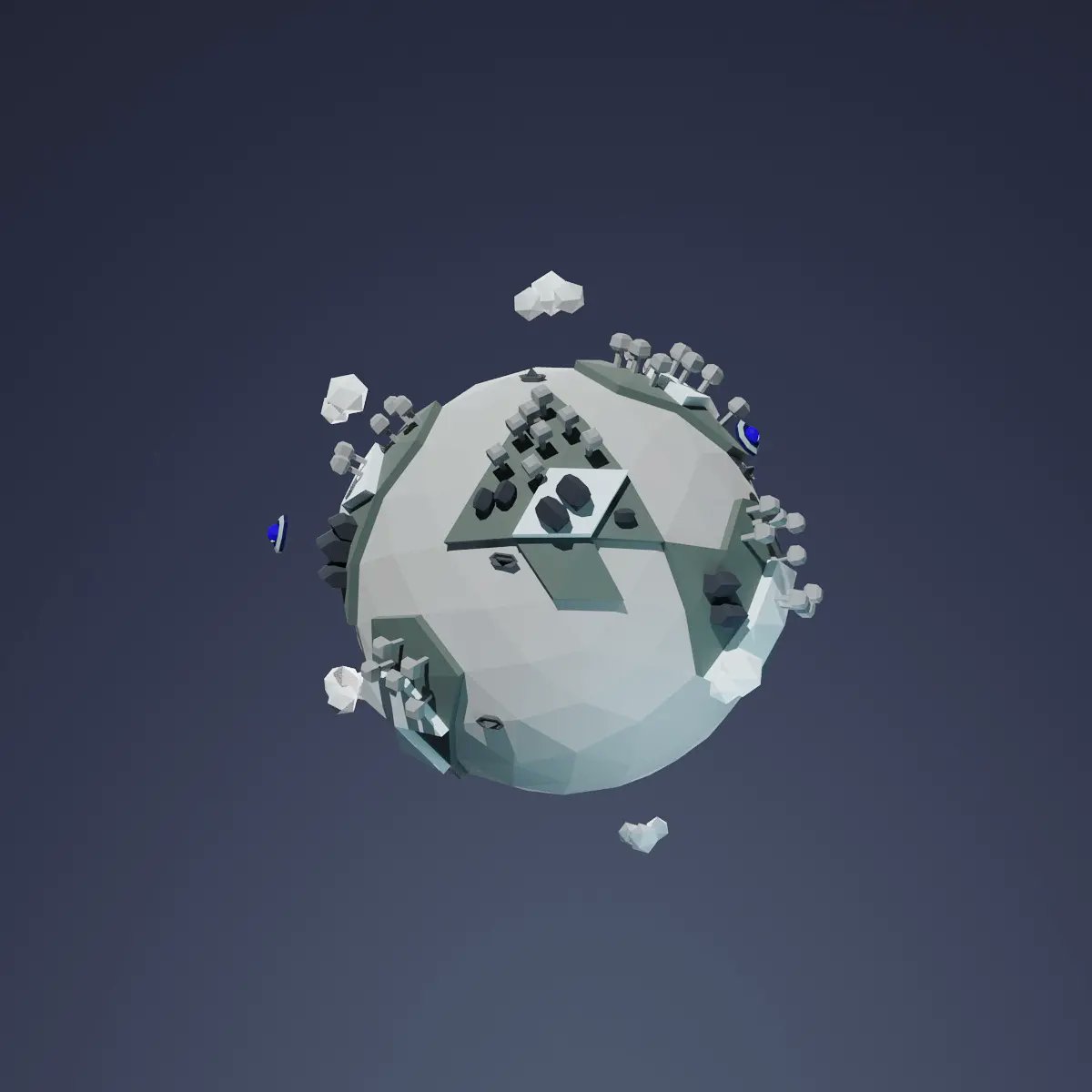 PixSpaces's tweet photo. Planet polyfrost, lowpoly 3d planet...
#lowpoly #planet #blender #Blender3d #digitalart https://t.co/oSneRa9Aoh