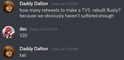 TheTrainiac123's tweet image. help me make the world a worse place please :)