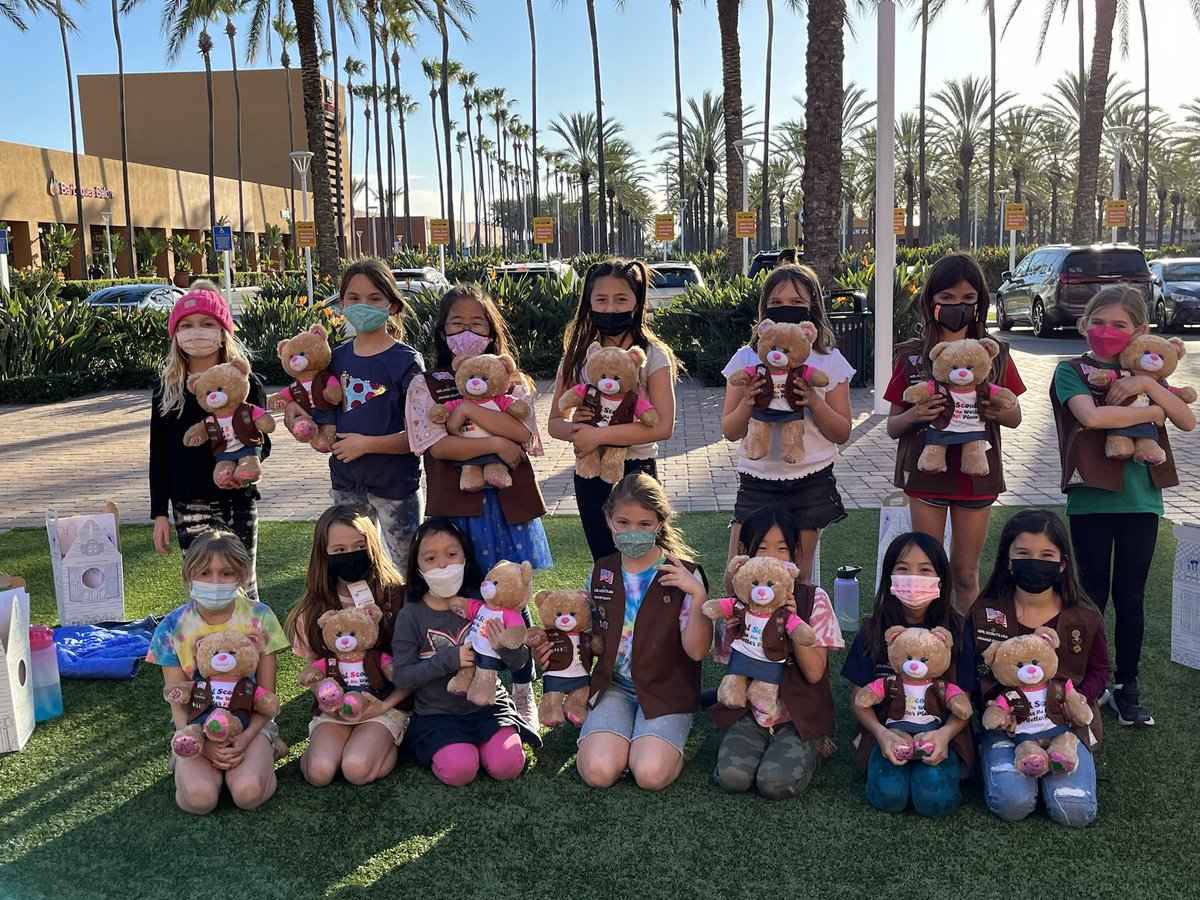 Finally had our troop celebration that was put on hold for 2 years. We had to modify it a bit since <a href="/buildabear/">buildabear</a> is not having in store parties yet. But these DIY Brownie Bear Kits were perfect. Sprinkle in some <a href="/Yogurtland/">Yogurtland</a> for the cherry on top.