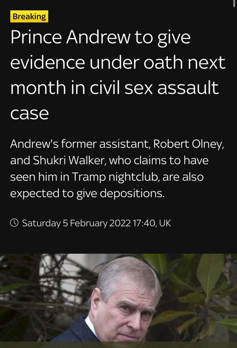 bennettm0207's tweet photo. Whilst the Queen has distracted us with Camilla, let's spare a thought to #princeandrewisnext court appearance next month. https://t.co/6QznzDfiQ3
