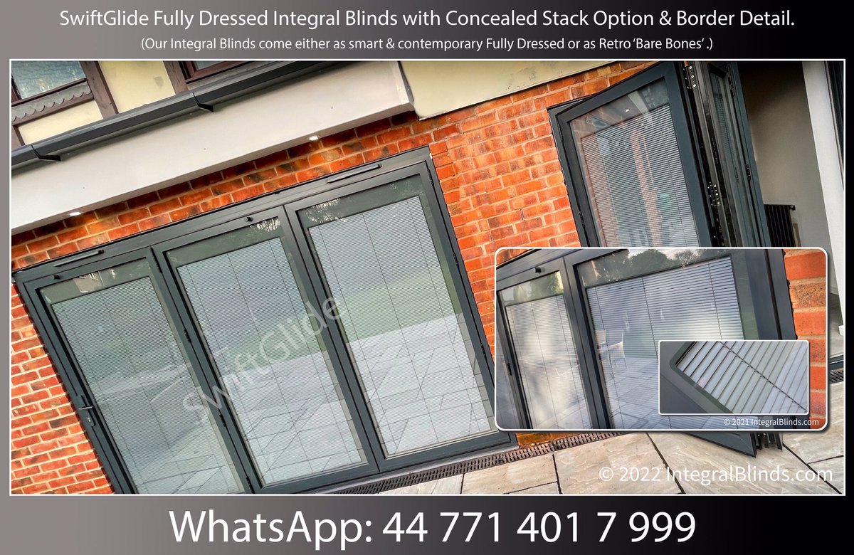 IntegralBlinds's tweet image. We just love how incredibly smart our integral blinds look compared to all others… #SwiftGlide #IntegralBlinds #IntegratedBlinds #Fenestration #HomeRenovation #ScreenLineBlinds #Pellini