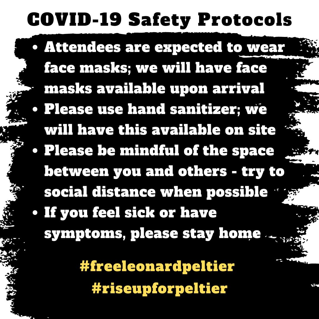 GeorgeFunmaker's tweet photo. Please join us Monday evening, 2/7 at 6pm as we stand in solidarity nationwide to demand freedom for our relative Leonard Peltier! #FreeLeonardPeltier  #RiseUpForPeltier @PeltierHQ https://t.co/QW1xCFaefy
