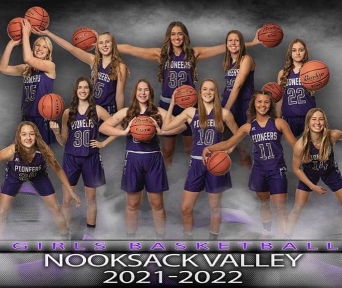 Congrats to the Nooksack Valley Girls basketball team!!  Undefeated 2021-22 Northwest Conference league Champs!  
#itsbeenawhile #playoffs