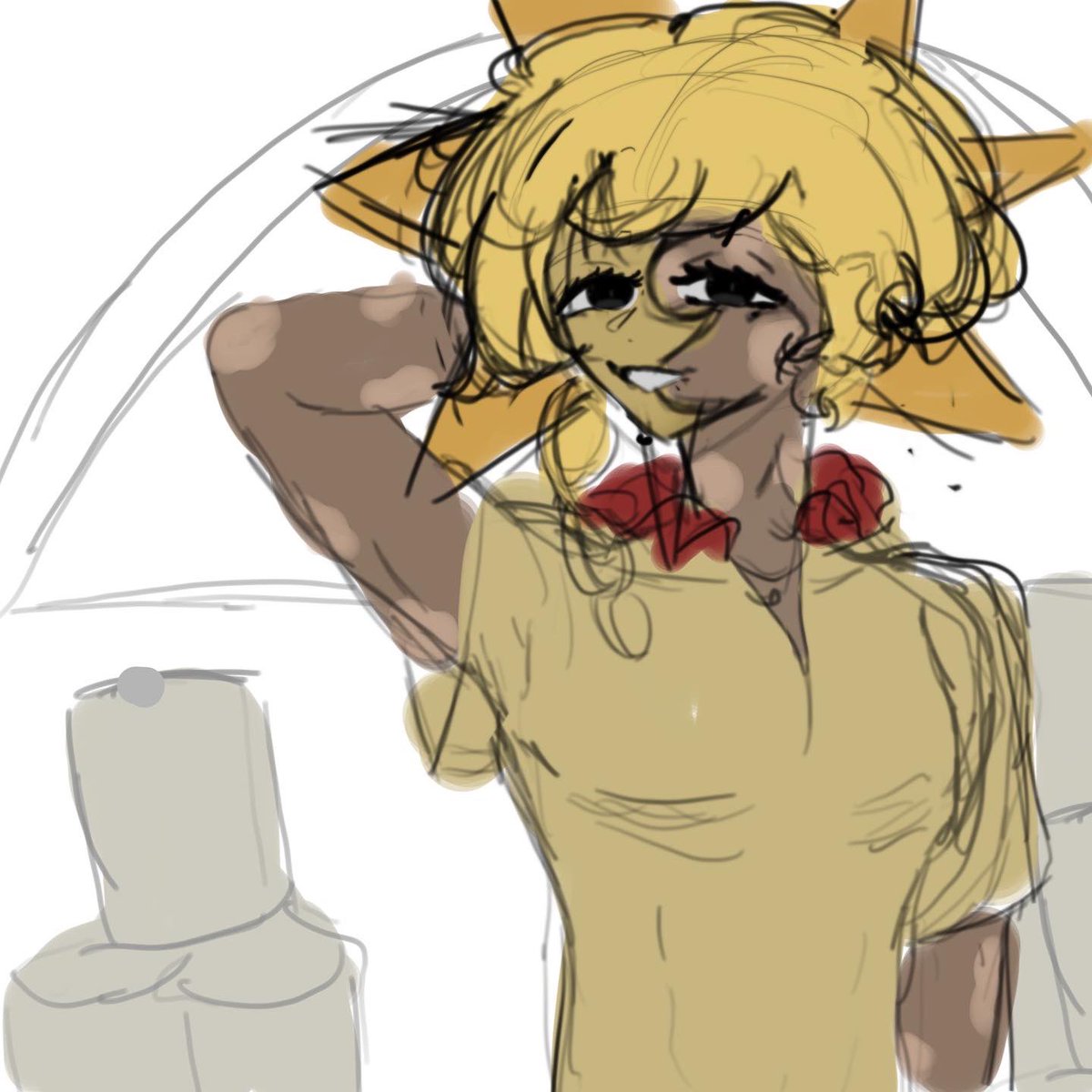 Oka_ru's tweet photo. Sundrop + my style ☀️| #okasruu #fnaf #fnafsecuritybreach #fnaffanart #sundropfnaf #sundropfanart #moondrop #DigitalArtist #digitalarts #fnafart #AnimeArt https://t.co/S9p1FoxOjn