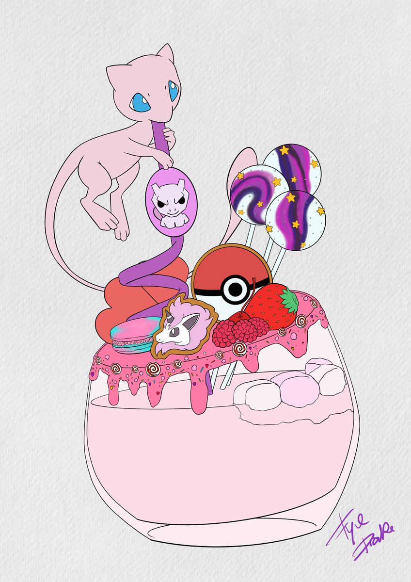 FyeDrake's tweet photo. No hunk sketch today 😓😂✏️ Too caught up in #PokemonLegendsArceus 

#pokemon #otaku #mew #ponyta #mewtwo #cute #kawaii #drawing #fanart #sweets #sundayvibes #desserts ＃ポケモン　#アルセス　#イラスト　#可愛い https://t.co/nFKtoNa61A