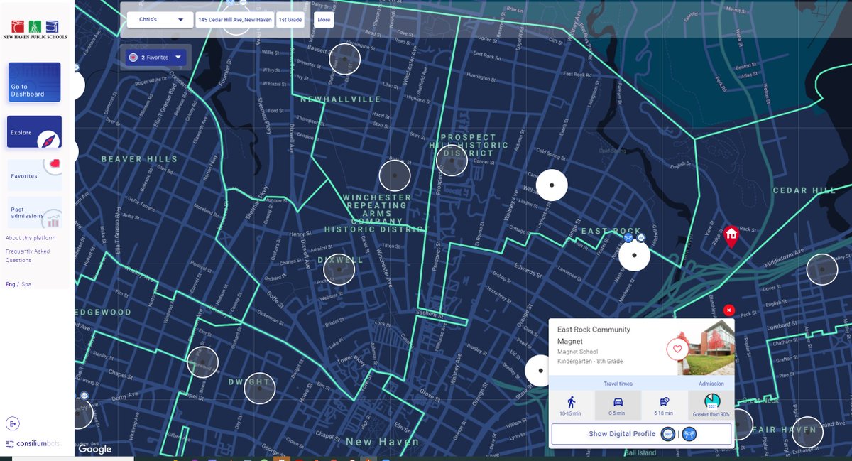 ConsiliumBots's tweet photo. 🚨A new city has a transparent way of learning about the schools available, priority zones, school bus travel times and the chances of being admitted. 

Team is proud of all the hard work! Still lots to do 
https://t.co/AaDPSi7ph4 https://t.co/HrRIuOw1OL
