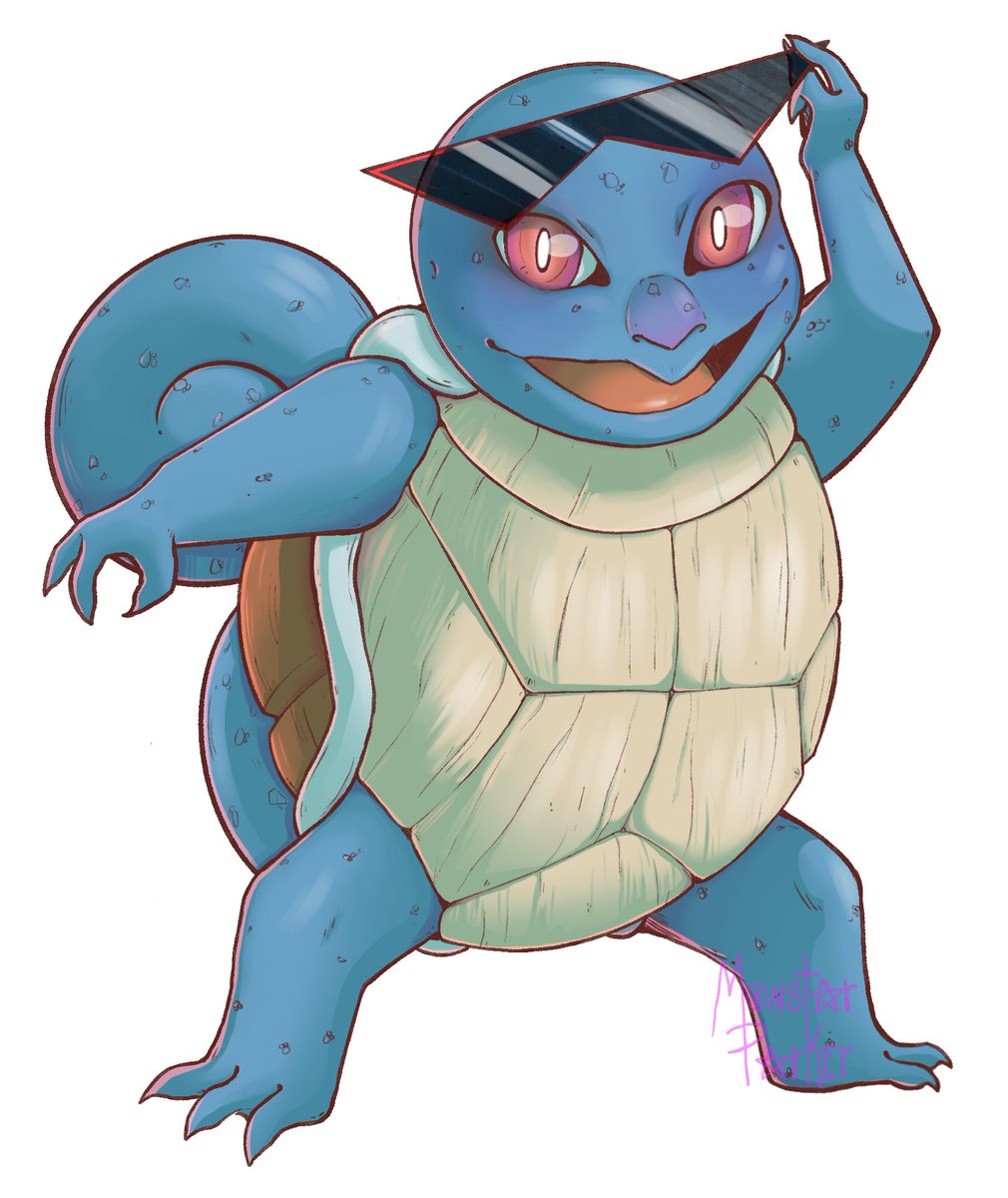 MonstarParker's tweet photo. 3 of 3 😌 I had to draw Ash’s Squirtle. https://t.co/4dnL5T5Ctm