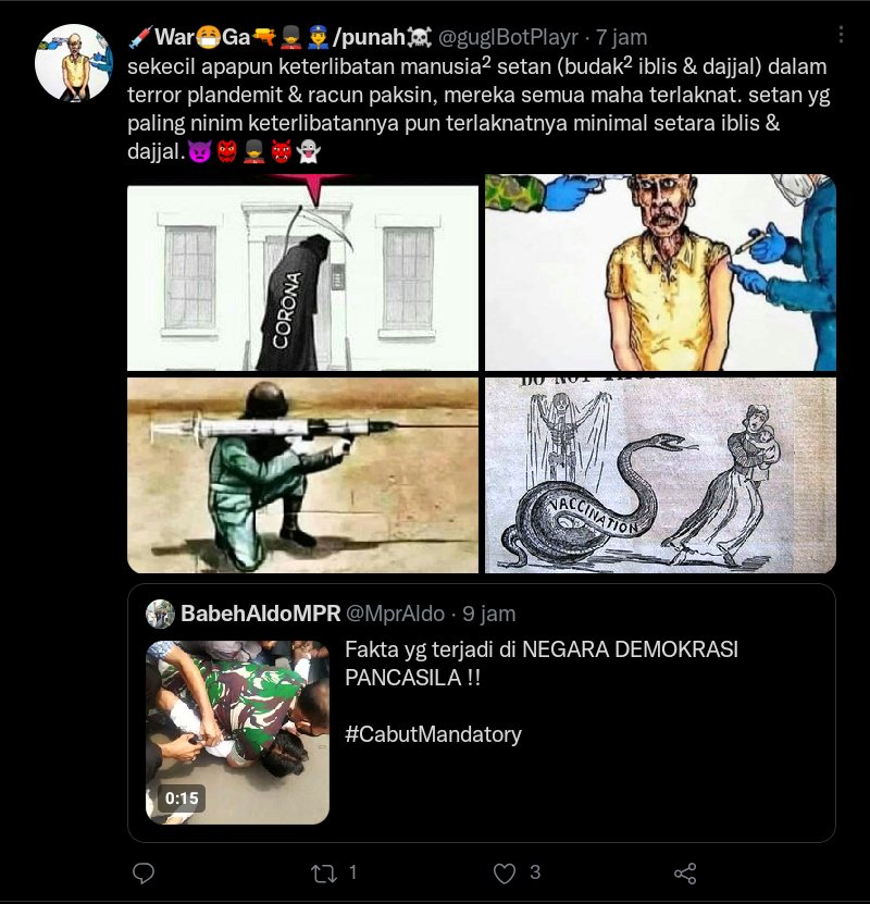 Speedtrap_'s tweet photo. Hoax macam ini jangan di diemin!

CC @ListyoSigitP @DivHumas_Polri @CCICPolri @Puspen_TNI https://t.co/i8fbg4Ggsr