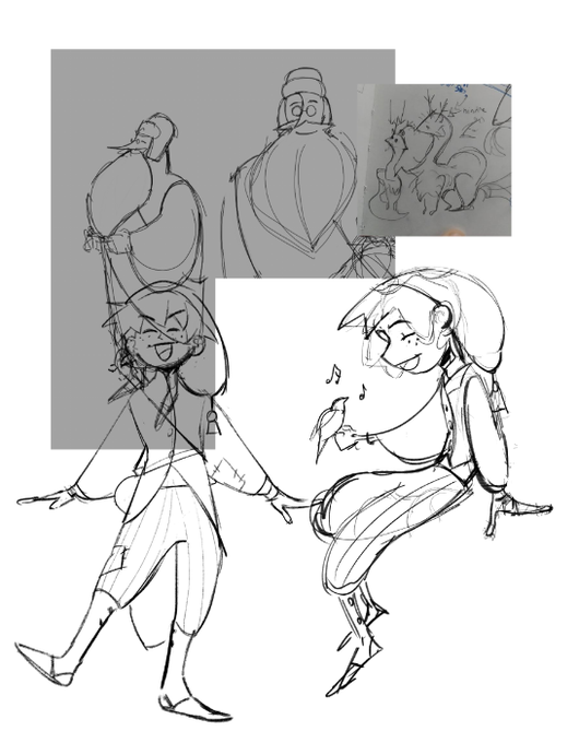 been staring at these sketches all day u guys can have them too 