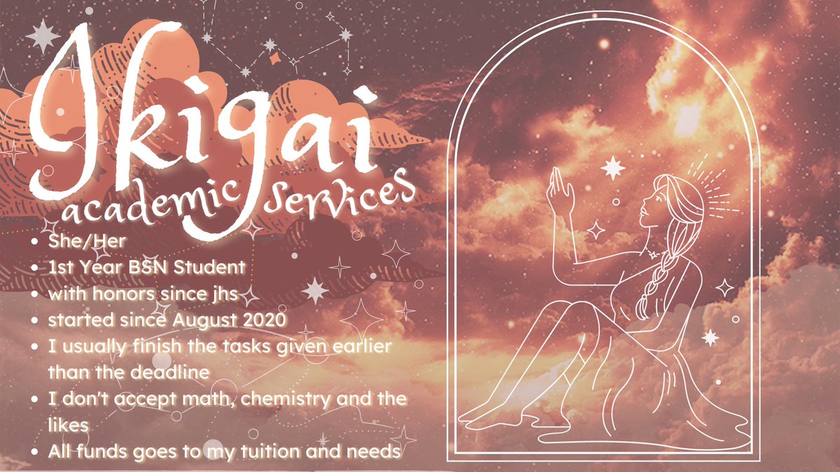 ikigaionlyfanz's tweet photo. Hello~ I am Ikigai and u can call me Iki! 
I am currently a 1st yr BSN and ready to help u with ur acads. 

Kindly view this thread for more information of my services. Thank you and hoping to work with u soon!

feedback: #ikigaiproofs
previous @/ikigai_acds https://t.co/UGTZYTueQm