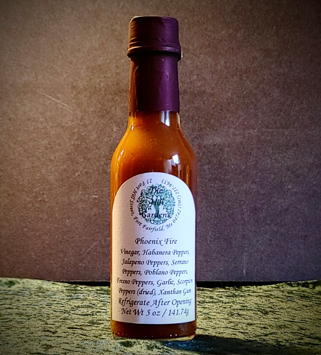 Watching @tyrabanks eat wings inspired one of our hottest sauces, #PhoenixFire. 

#hotsauce thehillgardens.com