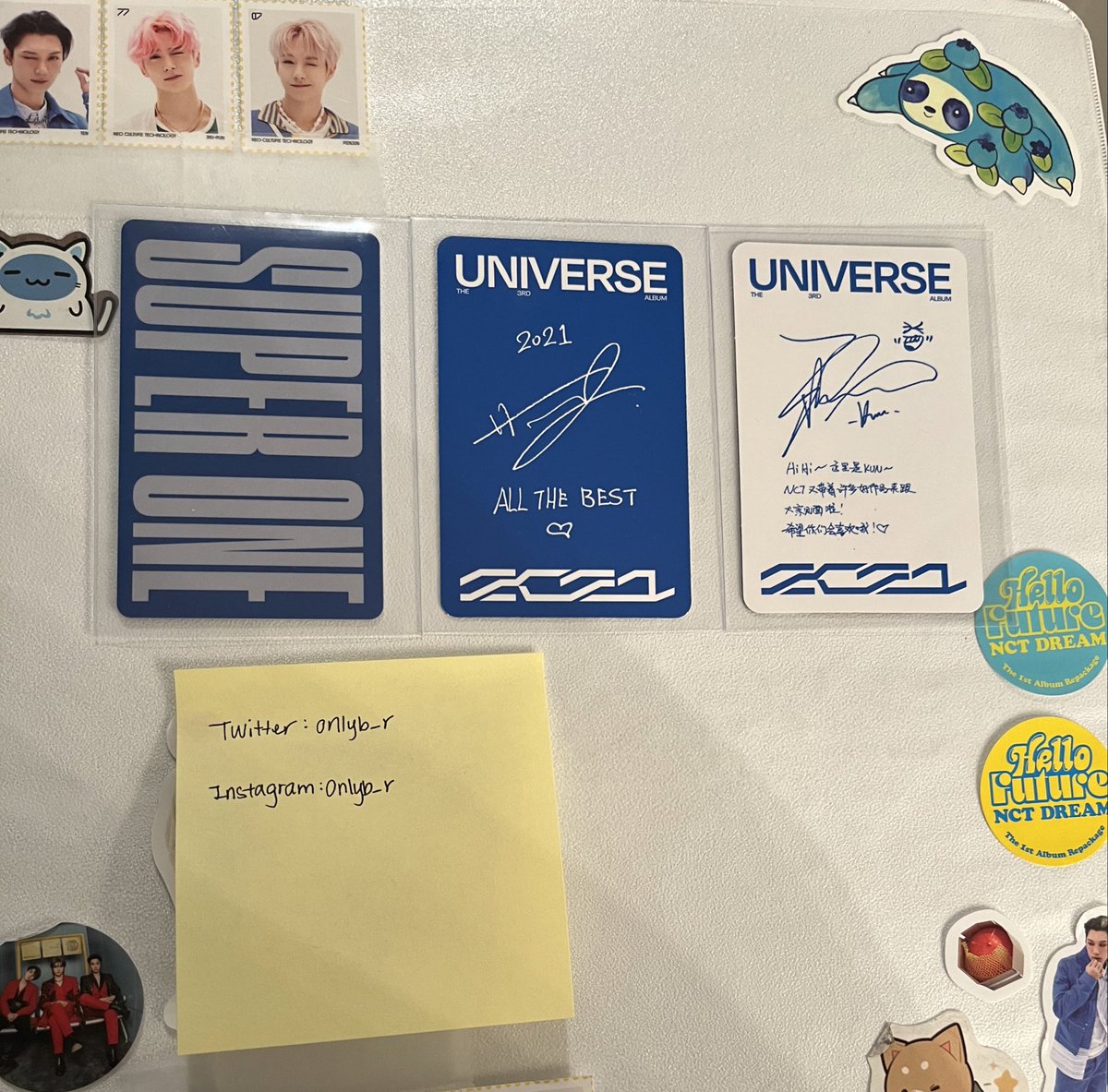 WTT NCT #wts #wtt #nct #SuperM 

Have: SuperOne Lucas ID, NCT2021 pb ver. Hendery, NCT2021 jc ver. Kun 
Want: all Ten equivalent or Taemin ID 
Location: USA 🇺🇸 
USA 🇺🇸 ONLY

Dm me if interested!!