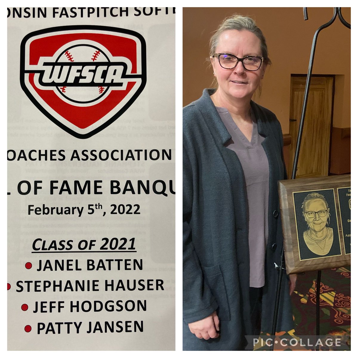 Pulaski_SB's tweet photo. Congratulations to Janel Batten.  2022 WFSCA Hall of Fame Member!  #Raiderstrong https://t.co/rAGVmTprjb