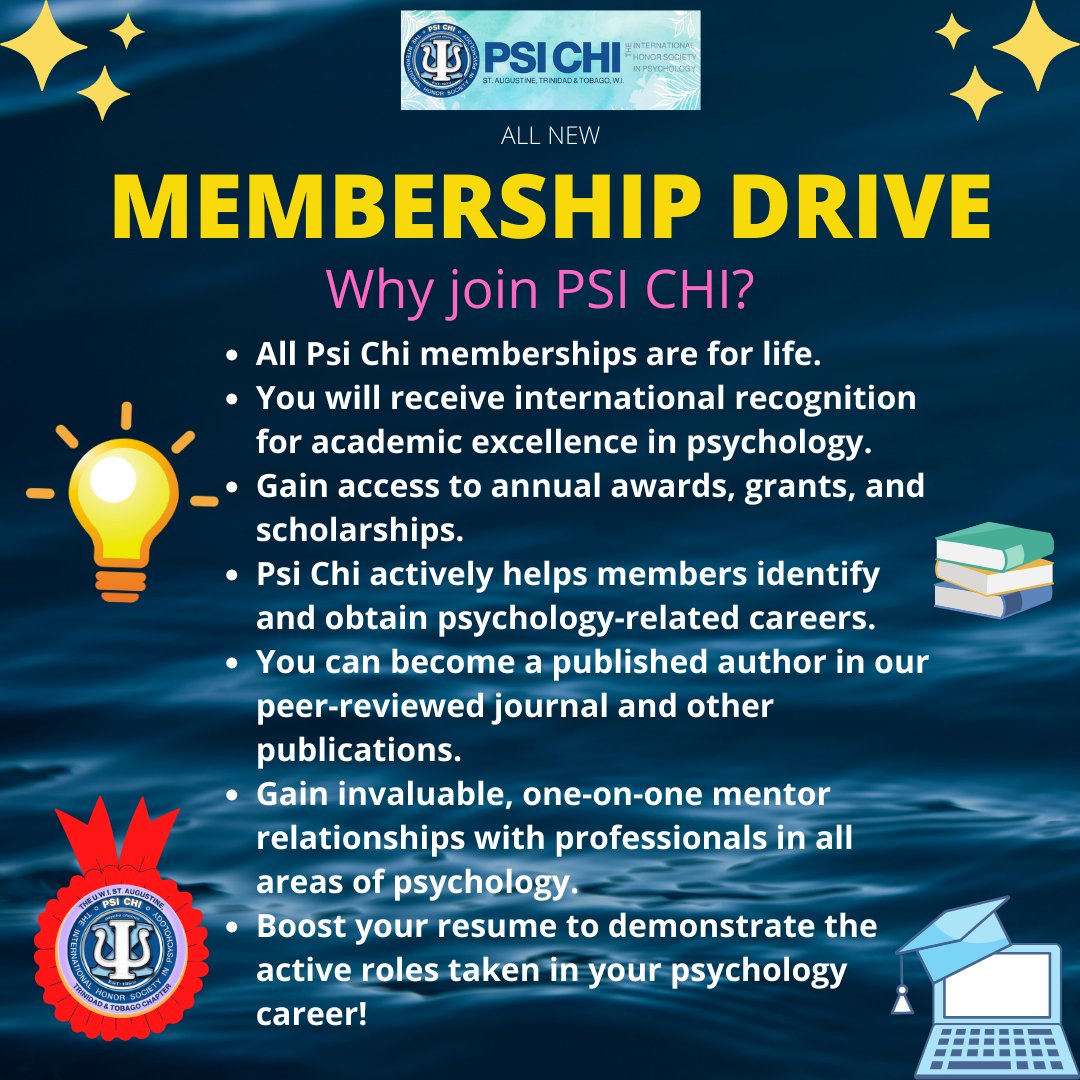 PSI CHI U.W.I. St. Augustine (@psi_chi_uwi) / Posts / X