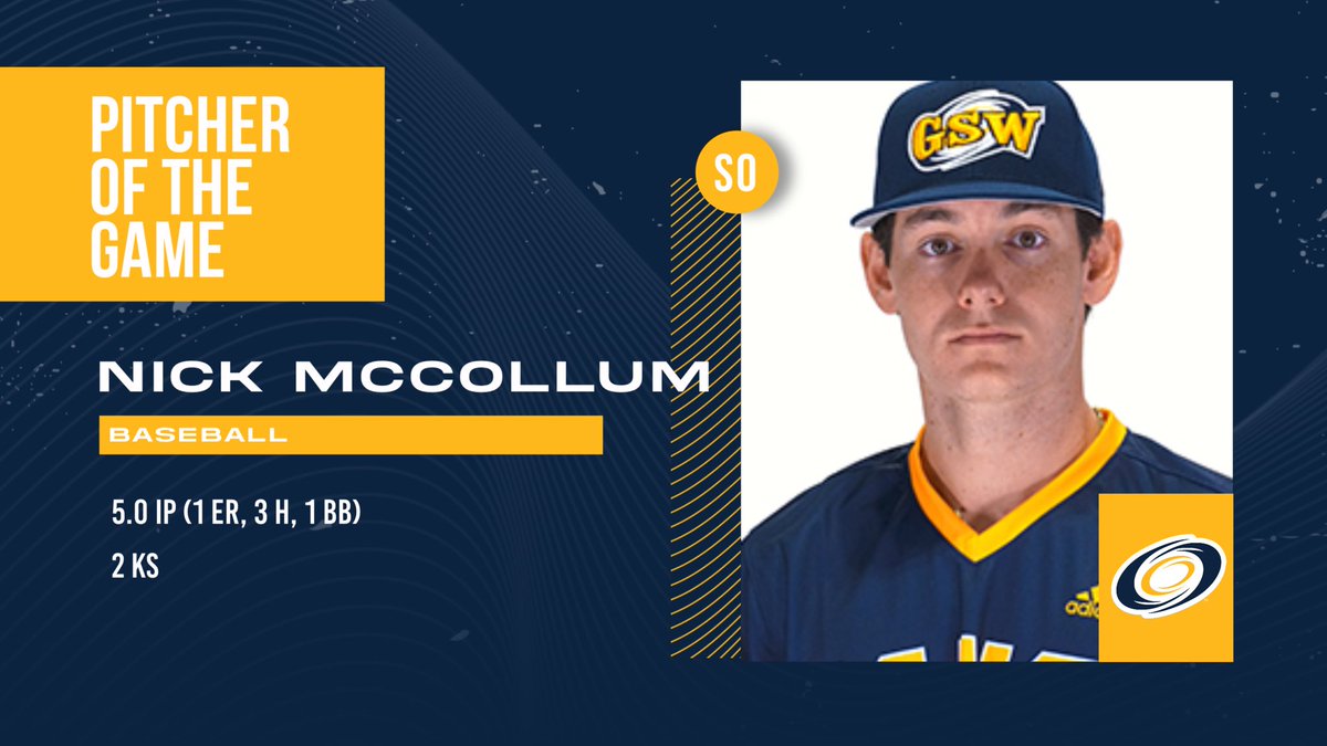 GSW_Baseball's tweet photo. Canes split the DH with Eckerd after dropping game 1 6-0 and responding in game 2 with a 9-1 victory. Hitter and Pitcher of the Game for game 2 are Greg Wozniak and Nick McCollum! Rubber match vs Eckerd tomorrow 1 PM @ Hurricane Stadium!
#DTW #Ten35 https://t.co/eeolar1UvR