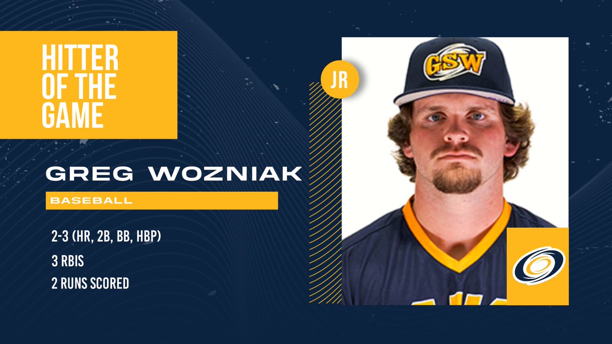 GSW_Baseball's tweet photo. Canes split the DH with Eckerd after dropping game 1 6-0 and responding in game 2 with a 9-1 victory. Hitter and Pitcher of the Game for game 2 are Greg Wozniak and Nick McCollum! Rubber match vs Eckerd tomorrow 1 PM @ Hurricane Stadium!
#DTW #Ten35 https://t.co/eeolar1UvR