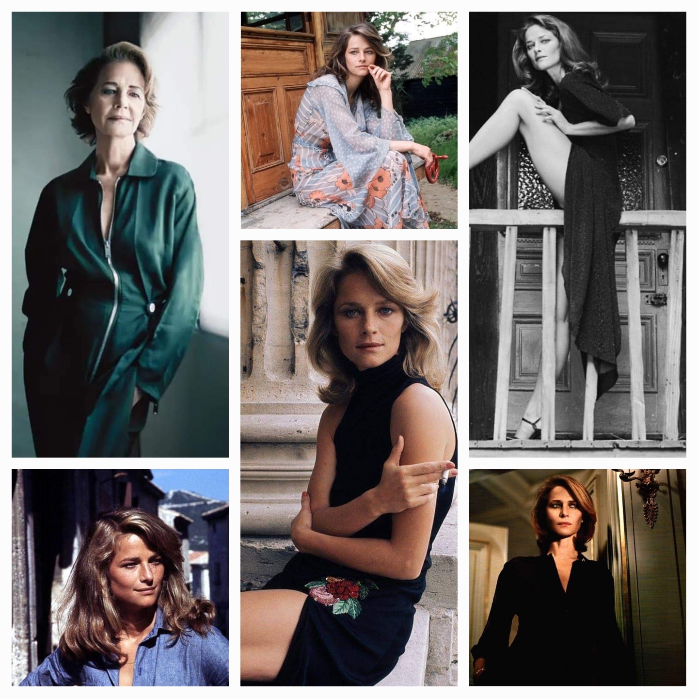 Happy 76th Birthday to Charlotte Rampling. 
Credit: Flashback to the 70\s 